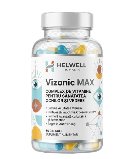 Vizonic MAX – cutie cu 60 capsule pentru sănătatea ochilor